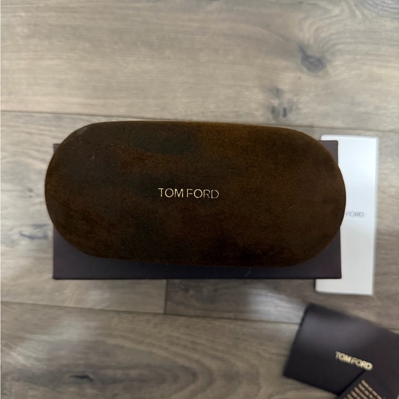 Tom Ford Sunglasses with Gold Frame and Black Lenses